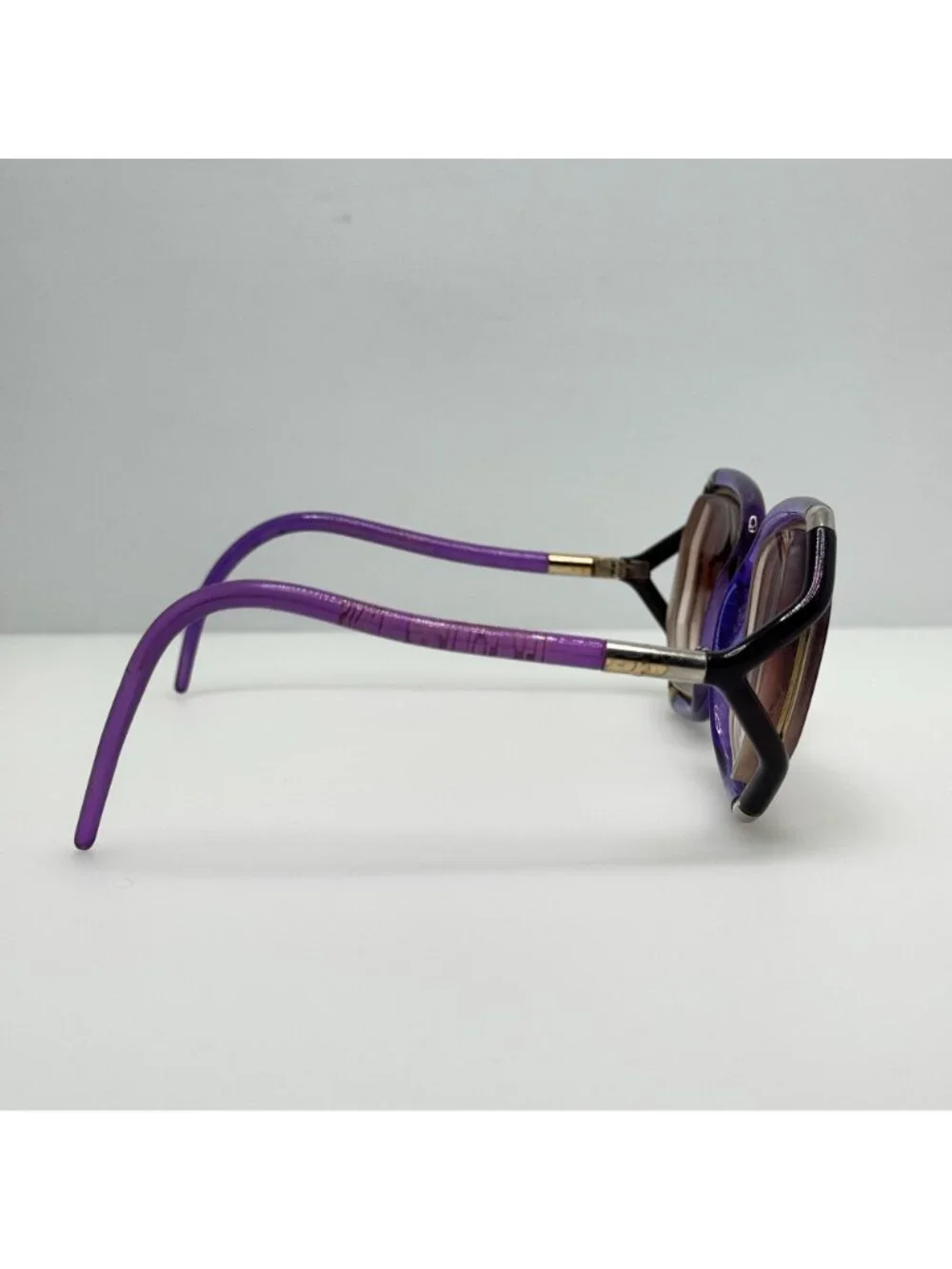 Ted Lapidus Eyeglasses Eye Glasses Frames Purple Violet France